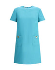 Valentino Pap Turquoise short Dress