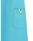 Valentino Pap Turquoise short Dress