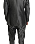 Dolce & Gabbana Elegant Gray Patterned Martini Suit