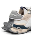 Dolce & Gabbana Beige Leather E Fabric Sneaker