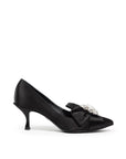 Dolce & Gabbana Black Viscose Pump