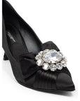Dolce & Gabbana Black Viscose Pump
