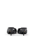Dolce & Gabbana Black Leather Di Pitone Sandal
