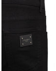 Dolce & Gabbana Black Cotton Jeans & Pant