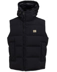 Dolce & Gabbana Black Polyester Vest
