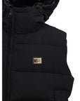 Dolce & Gabbana Black Polyester Vest