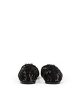 Dolce & Gabbana Black Viscose Flat Shoe
