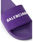 Balenciaga Purple Cotton Sandal