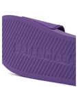 Balenciaga Purple Cotton Sandal