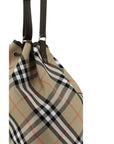Burberry Archivio Check Bucket Bag