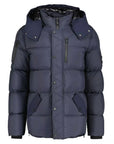 Moose Knuckles Blue Nylon Jacket