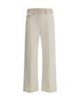 Fendi White FF patterned Jeans
