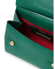 Dolce & Gabbana Green Leather Handbag
