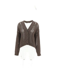 Brunello Cucinelli Cardigan in perforated knit
