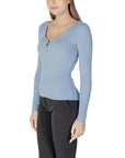 Morgan De Toi Blue Polyamide Tops & T-Shirt