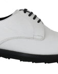 Dolce & Gabbana Elegant White Formal Leather Shoes