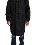 Dolce & Gabbana Elegant Reversible Hooded Raincoat