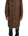 Dolce & Gabbana Elegant Reversible Hooded Raincoat
