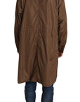 Dolce & Gabbana Elegant Reversible Hooded Raincoat