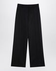 Valentino Valentino Black wool wide trousers