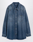 Valentino Valentino Blue denim shirt with V detail