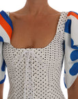 Dolce & Gabbana Elegant Polka Dot Bustier Top