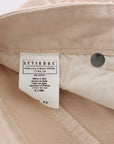 Cavalli Beige Cotton Stretch Slim Fit Jeans