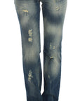 Cavalli Sleek Flair Leg Low Waist Denim