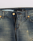 Cavalli Sleek Flair Leg Low Waist Denim