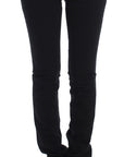 Cavalli Chic Slim Skinny Black Jeans