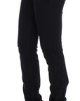 Cavalli Chic Slim Skinny Black Jeans