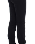 Cavalli Chic Slim Skinny Black Jeans