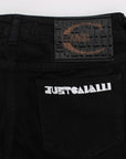 Cavalli Chic Slim Skinny Black Jeans