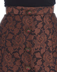 Dolce & Gabbana Elegant Brocade Bubble Skirt