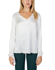 Sandro Ferrone White Viscose Shirt