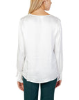 Sandro Ferrone White Viscose Shirt