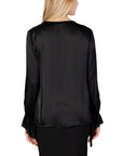 Sandro Ferrone Black Viscose Shirt