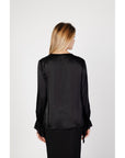 Sandro Ferrone Black Viscose Shirt