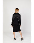 Sandro Ferrone Black Viscose Shirt