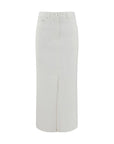 Loulou De Saison Rona Denim midi Skirt