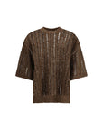 Brunello Cucinelli Sweater in perforated knit