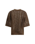 Brunello Cucinelli Sweater in perforated knit