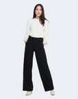 Jacqueline De Yong Black Polyester Jeans & Pant