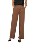 Jacqueline De Yong Brown Polyester Jeans & Pant