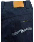 Nudie Jeans Blue Cotton Men Jeans