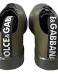 Dolce & Gabbana Green Leather Rubber Sole Dress Shoes