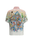 Casablanca Cuban Collar Shirt
