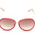 Lancaster Red Metal Sunglasses