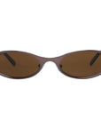More & More Brown Metal Sunglasses