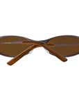 More & More Brown Metal Sunglasses